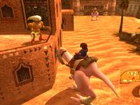 une photo d'Ã©cran de Skies of Arcadia Legends sur Nintendo Gamecube